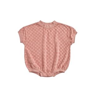 Rylee + Cru - Terry Cloth Romper, Checkered